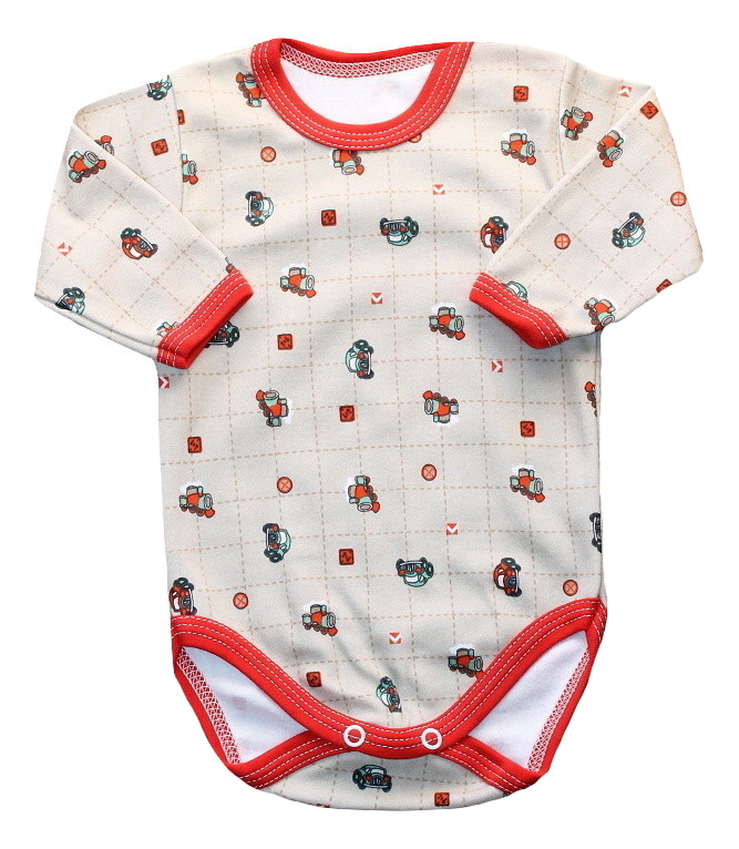 Kojenecké dupačky Červená auta 50