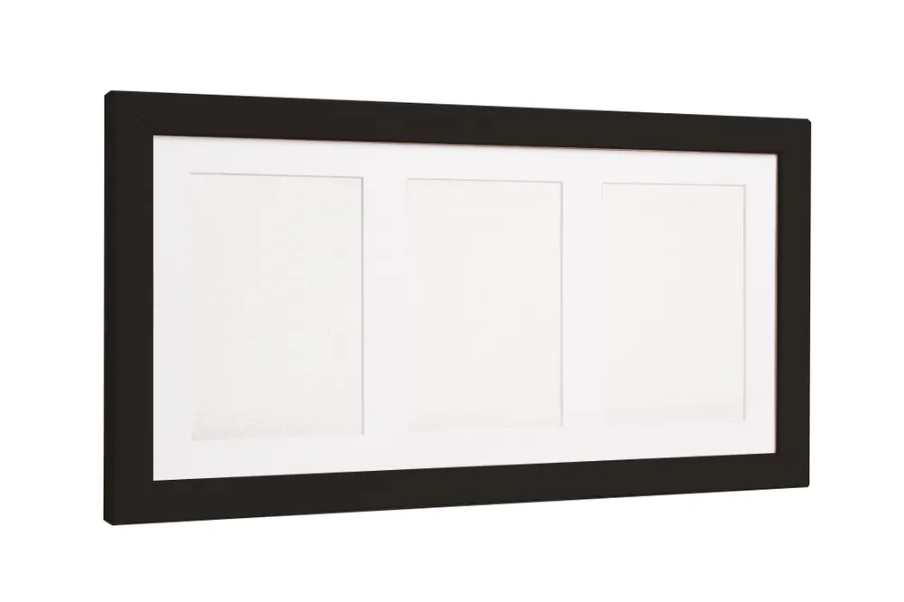 Rámeček pro foto a otisk ručičky a nožičky miminka 3 černý