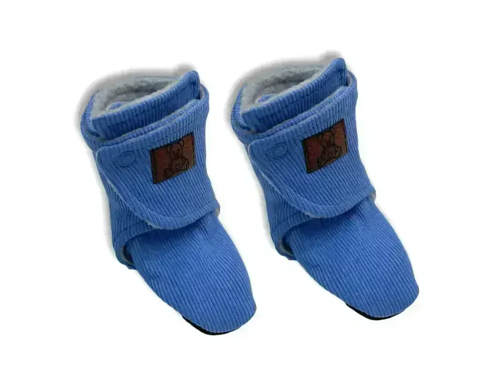 Kojenecká 4D bavlněná souprava Brumlík modrá 62