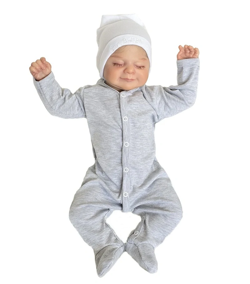 Kojenecké overaly 3 kusy sv.modrá,mint, šedá 48