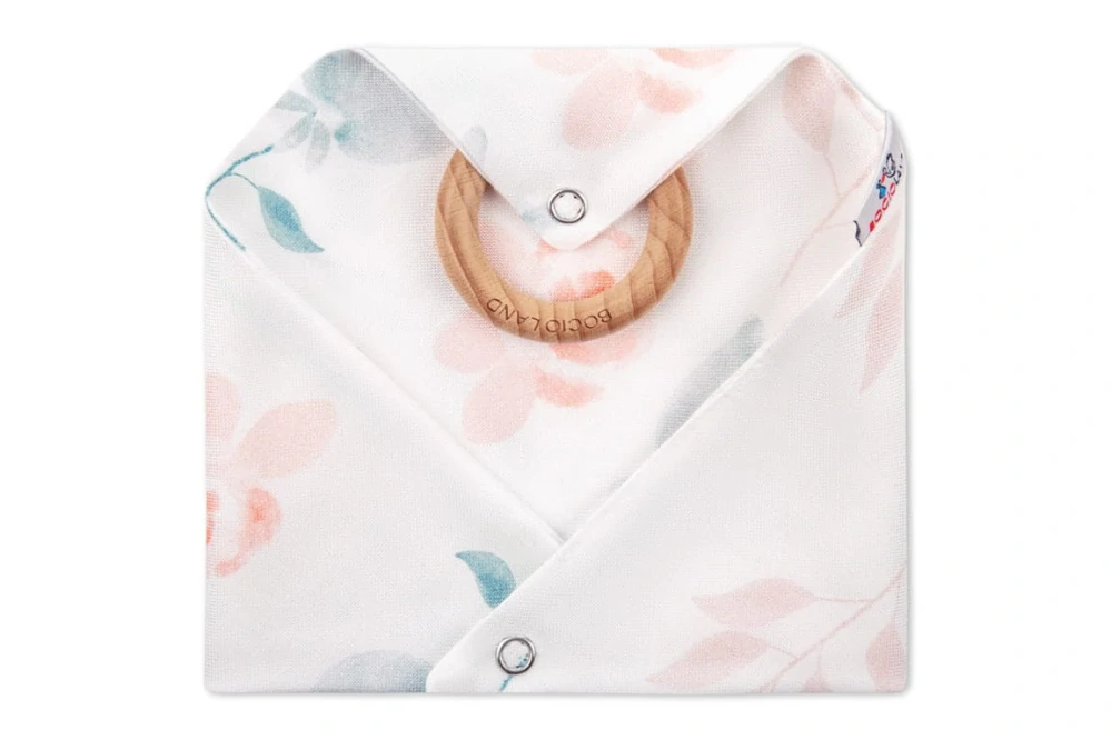 Dětský bryndáček šátek s kousátkem Bellflowers