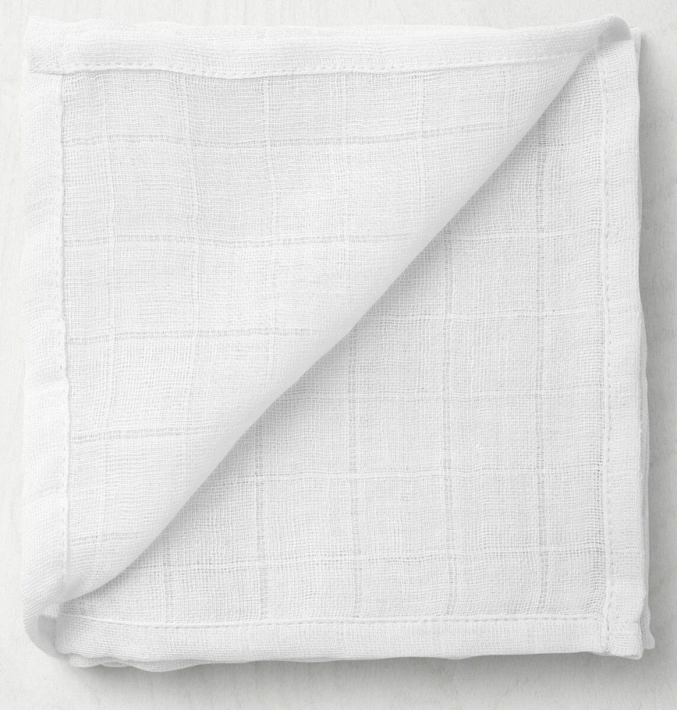 Mušelínové pleny 3 kusy pudrová, bílá, béžová