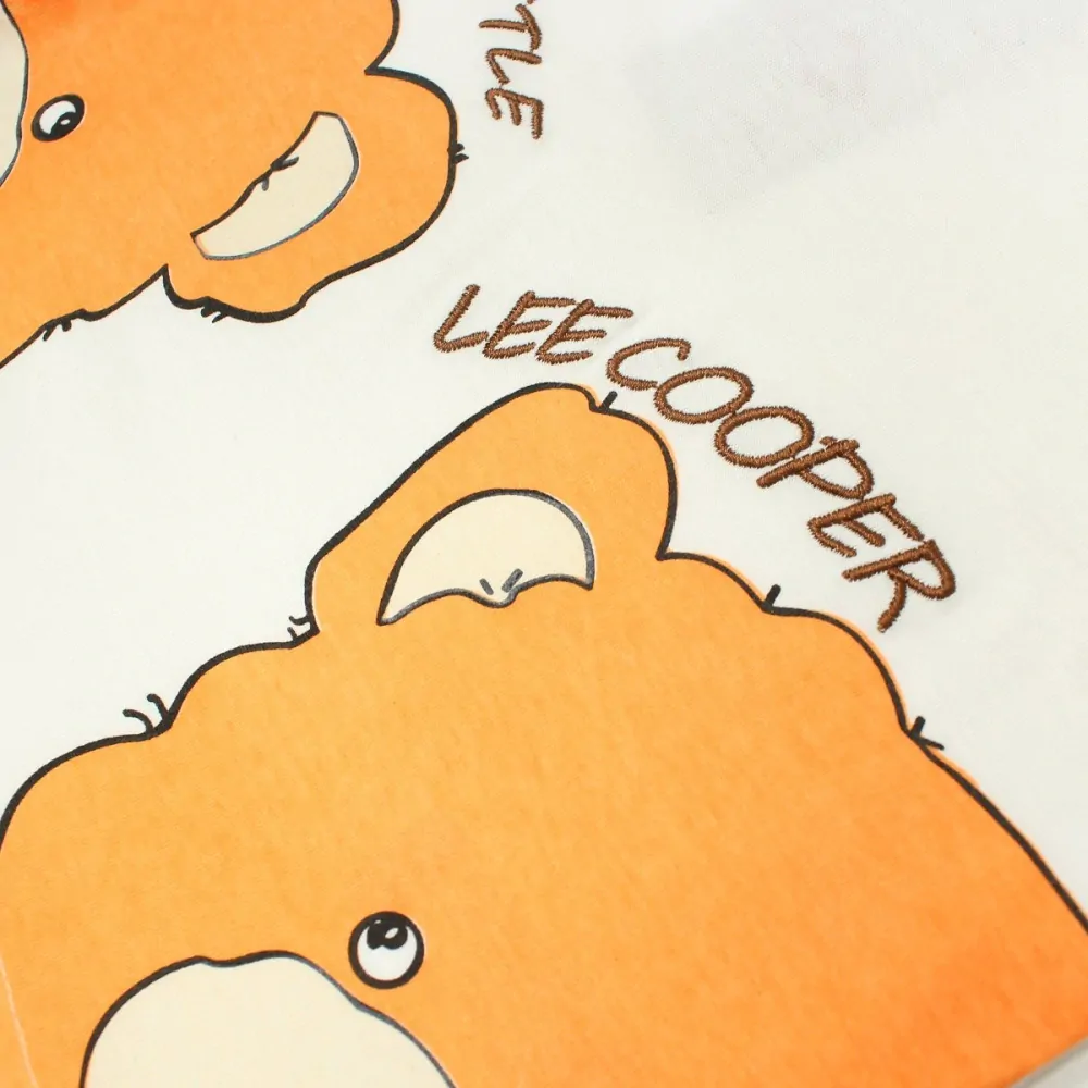 Chlapecká 2D letní souprava LEE COOPER Méďa oranžová 68/74