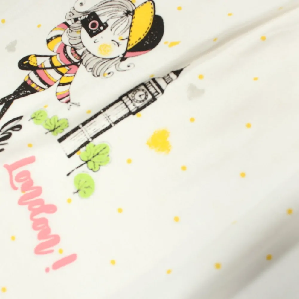 Dívčí letní 2D souprava London žlutá 68/74