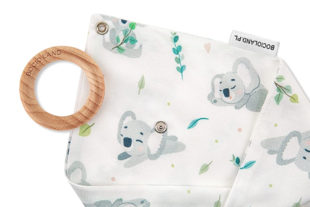 Dětský bryndáček šátek s kousátkem Koala