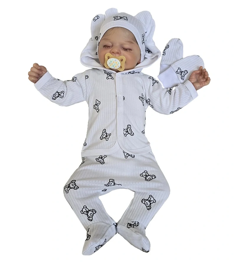 Kojenecká 5D souprava Brum Brumlík bílá 44