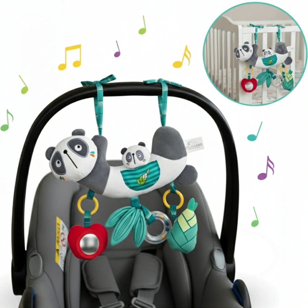 Hračka na postýlku/kočárek spirála Panda