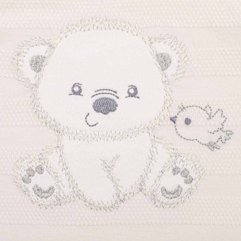 Kojenecká 4D souprava do porodnice SWEET BEAR smetanová 50