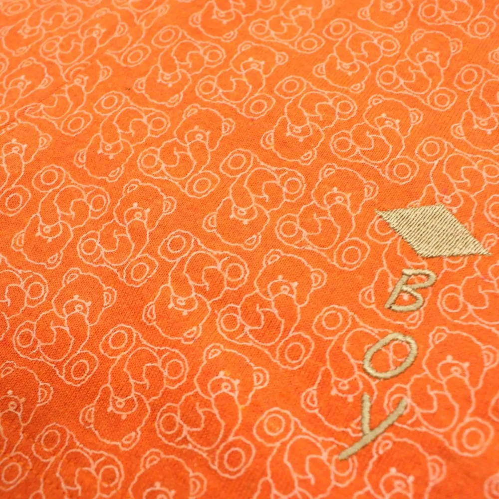Chlapecká 2D letní souprava LEE COOPER Méďa oranžová 68/74