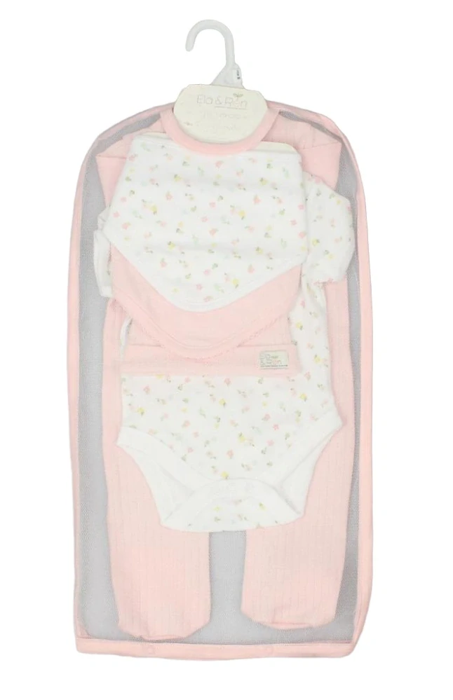 Kojenecká 5D souprava Květinky Ela & Ren 74