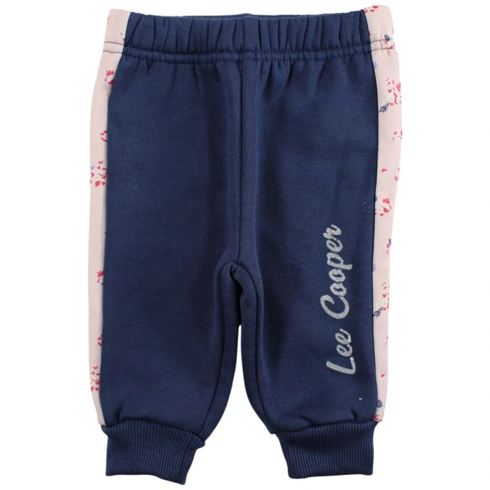 Dívčí tepláková souprava LEE COOPER růžová-modrá 62