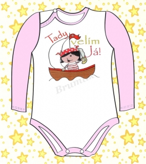 Originální body s nápisem "Tady velím Já!"