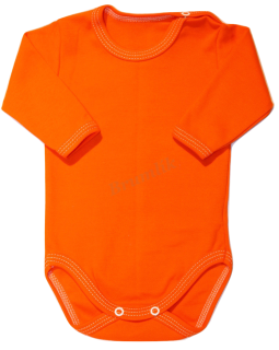 Body dlouhý rukáv oranžové 62