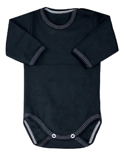Kojenecké černé body dl. rukáv 62
