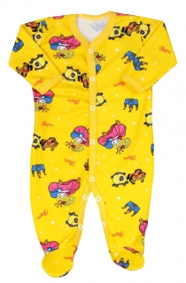 Kojenecký overal Princeznička žlutá 56