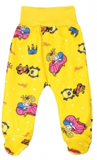 Kojenecké polodupačky Princeznička žlutá 56