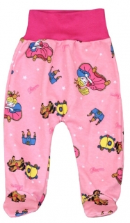 Dětské polodupačky Princeznička růžová 92