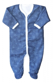 Kojenecký overal Denim hvězdičky 86