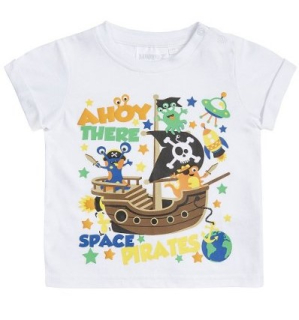Dětské tričko kr. rukáv SPACE PIRATES 86