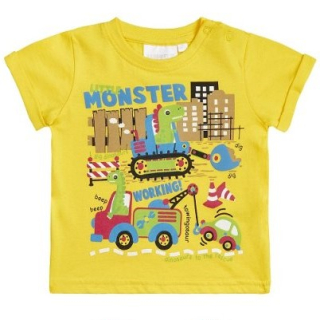 Dětské tričko kr. rukáv LITTLE MONSTER WORKING! 80