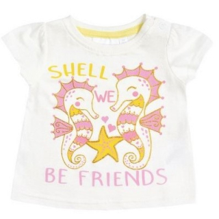 Dětské tričko kr. rukáv SHELL WE BE FRIENDS 80
