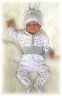 Kojenecké polodupačky Gray star 56