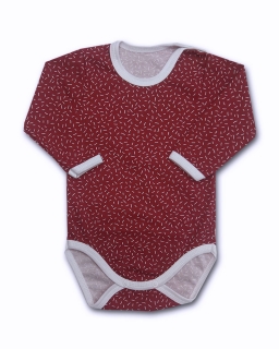 Kojenecké body Tiny bordó 80