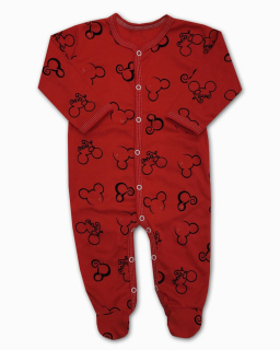 Kojenecký overal Miki LOVE červená 56