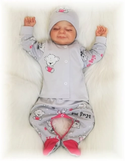 Kojenecký kabátek HUG ME holka 50