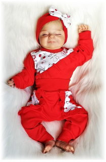 Kojenecká 2D souprava Sladká beruška s kanýrky 50