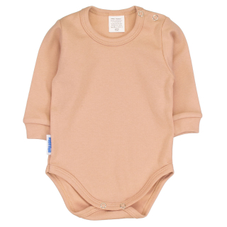 Kojenecké body dl. rukáv kapučíno 74