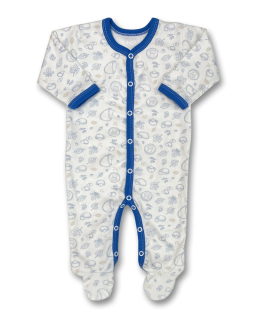 Dětský overal Ježečci modrá 92