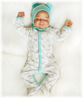 Kojenecký overal Malá hvězda máta 56