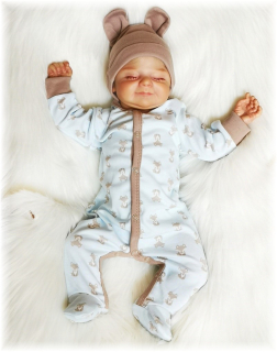 Dětský overal Lišáček modrá 92