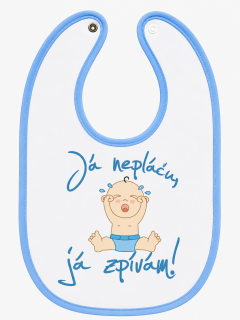 Bryndáček s potiskem "Já nepláču, já zpívám!"