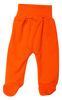 Kojenecké oranžové polodupačky 56