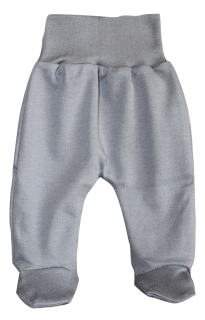 Kojenecké polodupačky ocelově šedá 50