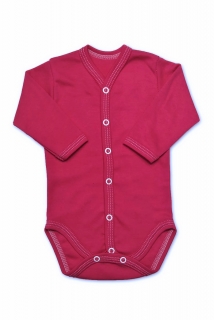 Kojenecké propínací body amarant 56