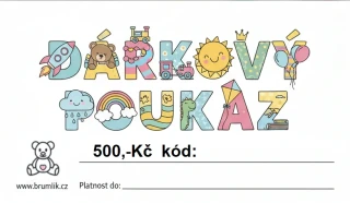 Dárkový poukaz Brumlík - 500,-Kč