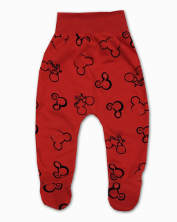 Kojenecké polodupačky Miki LOVE červená 50