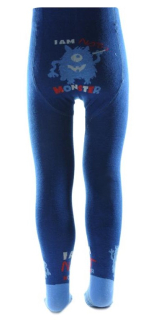Dětské bavlněné punčocháčky Monster modrá