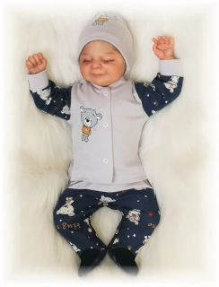 Kojenecký kabátek HUG ME kluk 48