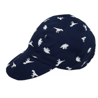 Kojenecká kšiltovka Dino - modrá