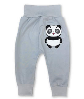 Kojenecké tepláčky Panda šedá 56