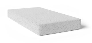 Dětské bavlněné prostěradlo Hvězdičky bílá/šedá