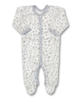 Kojenecký overal Ježečci šedá 56