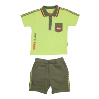 Chlapecká 2D letní souprava LEE COOPER zelená 68/74