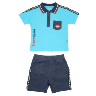 Chlapecká 2D letní souprava LEE COOPER tyrkys 62