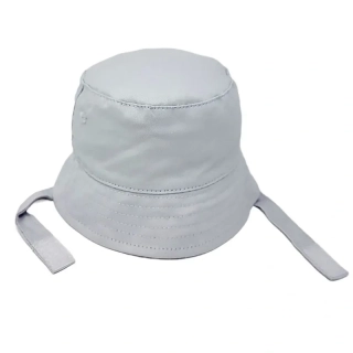 Chlapecký letní plátěný klobouček šedá
