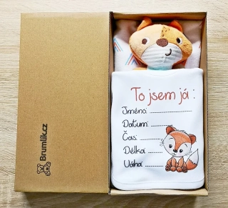 Dárková krabička pro miminko To jsem já lišáček